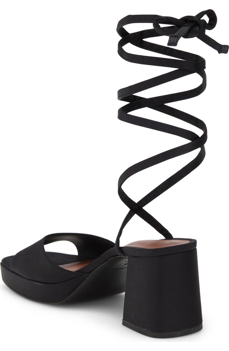 Reformation Magda Ankle Tie Platform Sandal, Alternate, color,