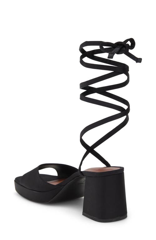 Reformation Magda Ankle Tie Platform Sandal