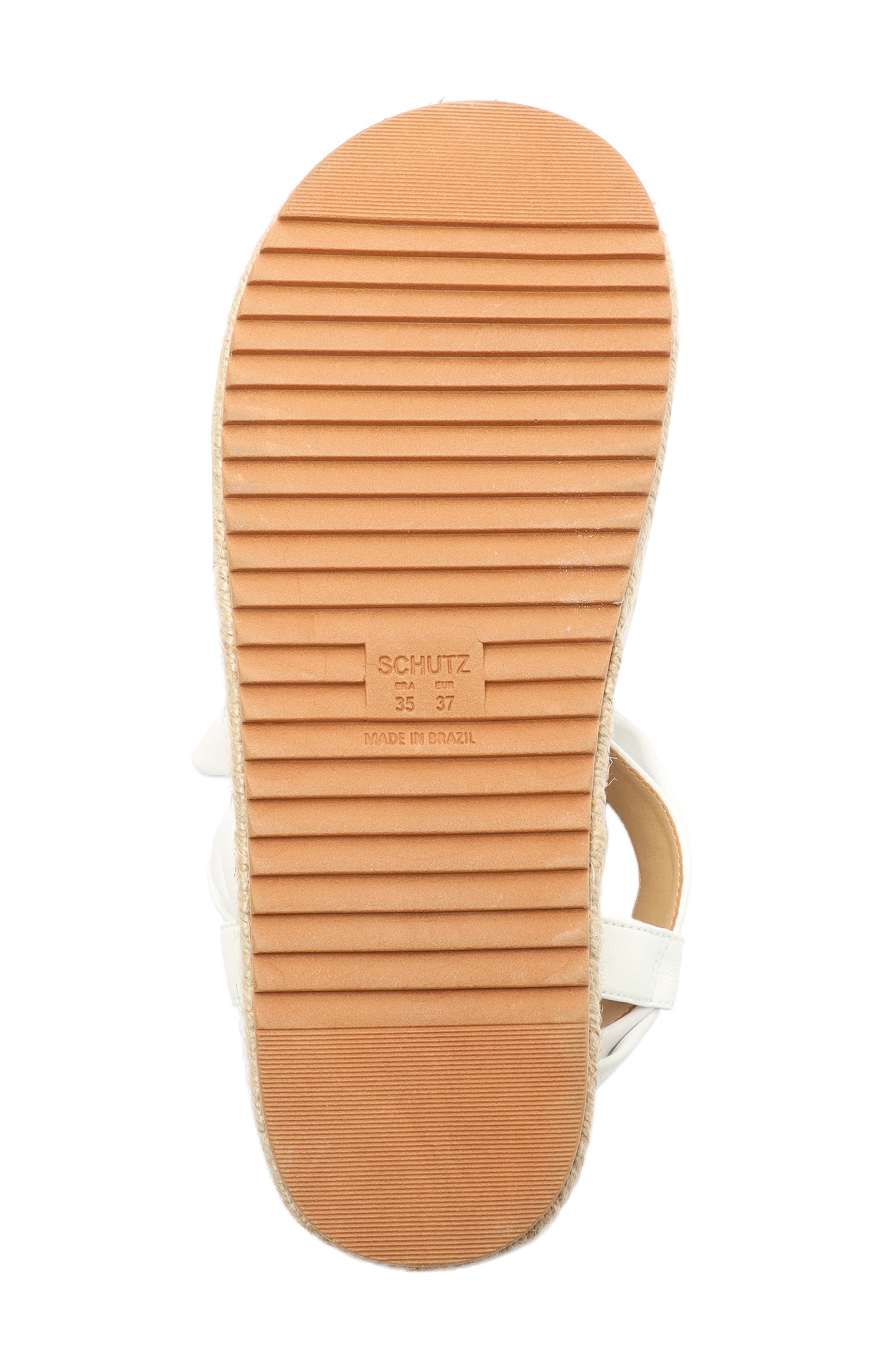 Wronny Espadrille Platform Sandal, Alternate, color, WHITE