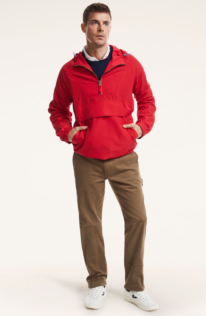 Brooks Brothers Water Repellent Anorak, Alternate, color, 