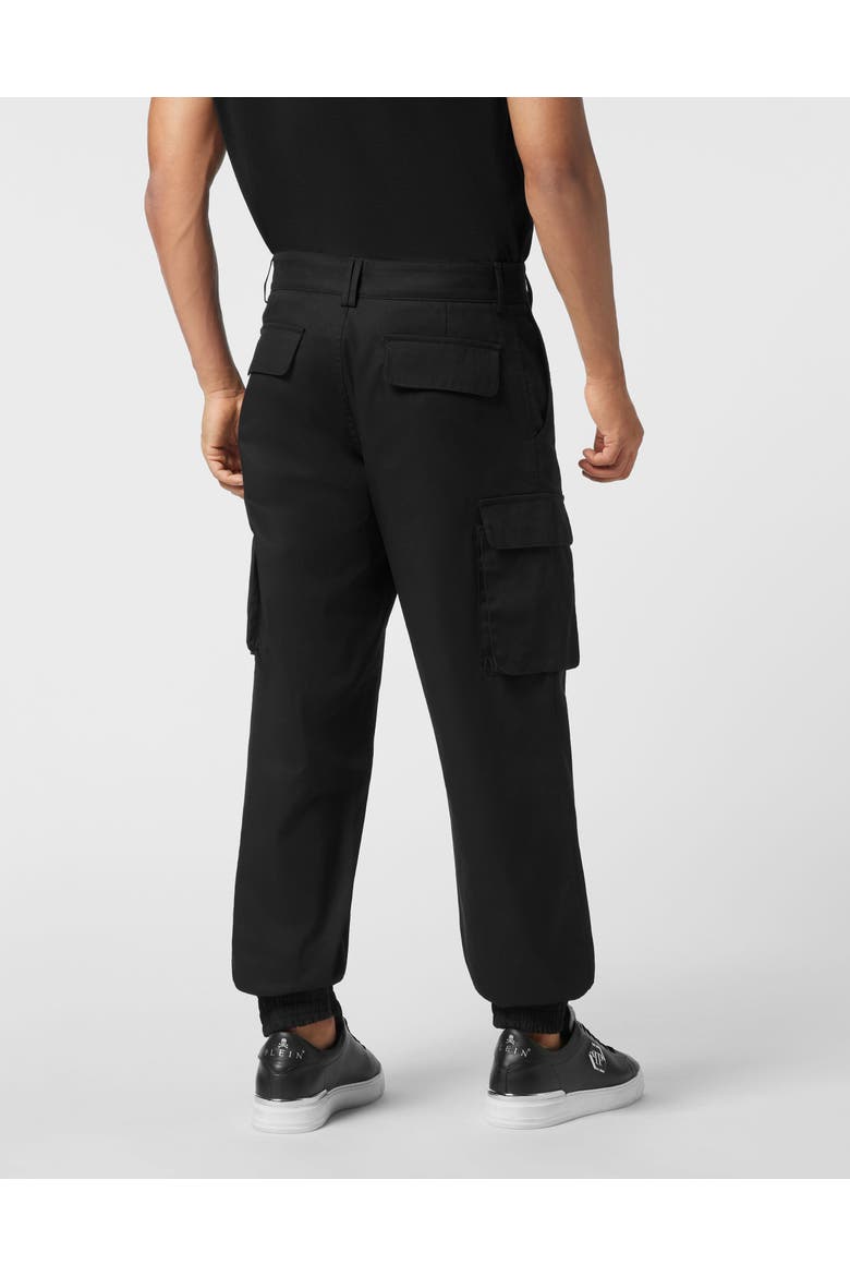 Straight Cargo Fit Trousers Men, Alternate, color, black