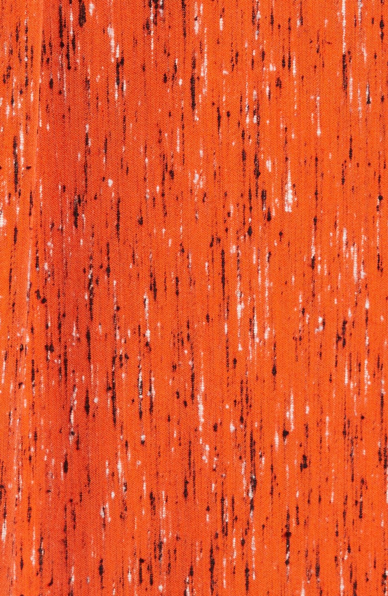 Bottega Veneta Texture Stripe Button-Up Shirt, Alternate, color, Tulip/ Black/ White