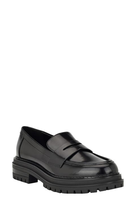 Grant Lug Sole Penny Loafer (Women)