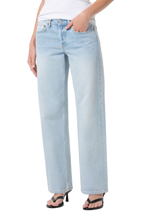 Low Rise Loose Fit Jeans (Marshmallow)