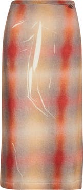 DIESEL® M-Cherie Wool Midi Sweater Skirt