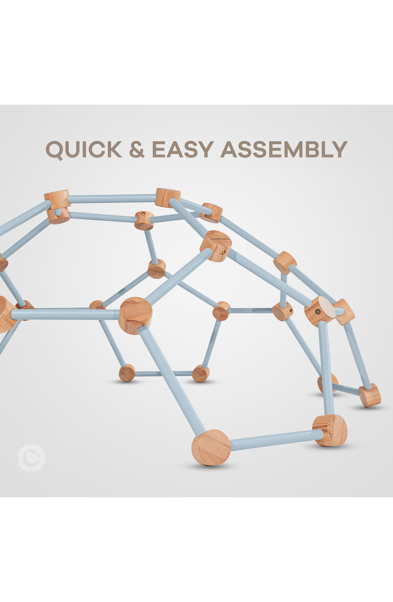 Comfy Cubs Wooden Climber for Kids, Alternate, color, Pacific Blue