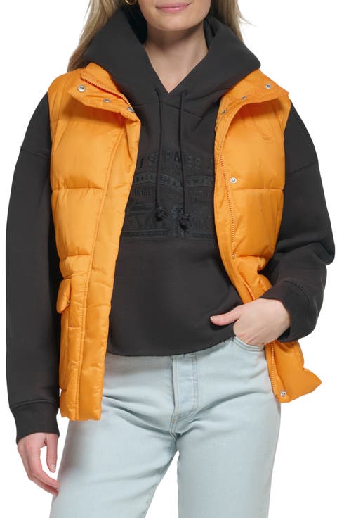 Box Quilt Puffer Vest