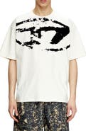 DIESEL® T-Boxt-N14 Flocked Logo T-Shirt