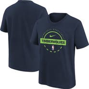 Nike Youth Nike Navy Minnesota Timberwolves Practice T-Shirt