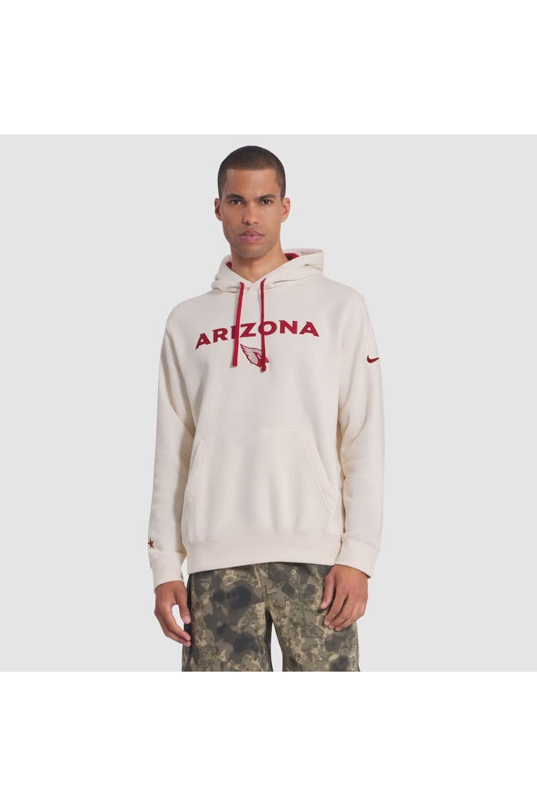 Men's Nike Natural Arizona Cardinals 2025 Rivalries Collection Club Hoodie, Main, color, Natural