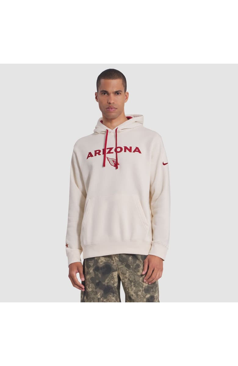 Nike Men's Nike Natural Arizona Cardinals 2025 Rivalries Collection Club Hoodie, Main, color, Natural