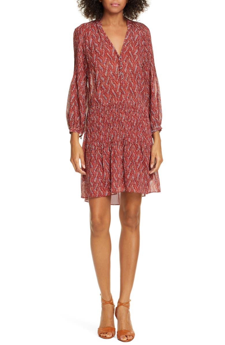 Veronica Beard Priya Print Dress, Main, color, 