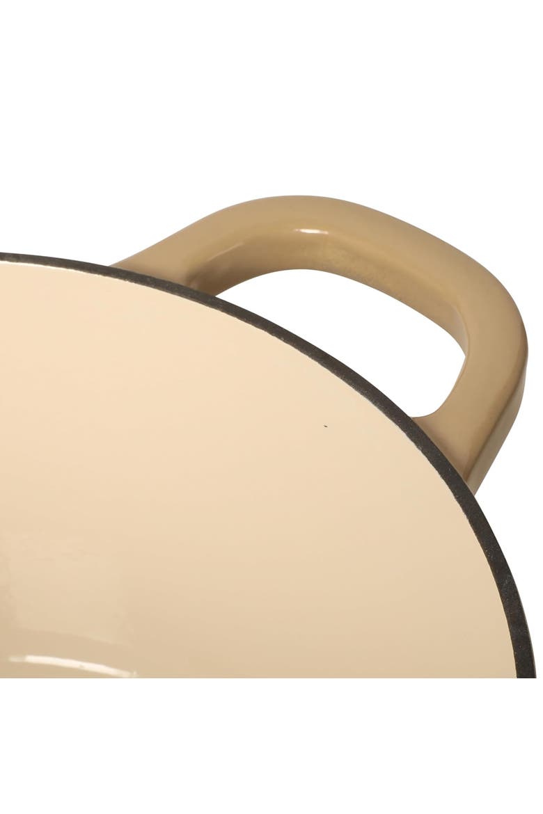 5 Quart Enameled Cast Iron Dutch Oven in Gradient Taupe, Alternate, color, Taupe