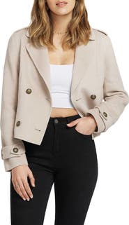 Belle & Bloom BELLE AND BLOOM Better Off Military Wool Peacoat