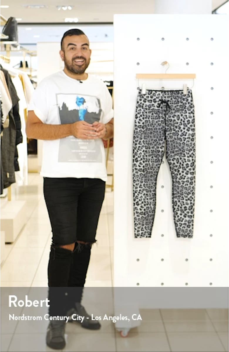 Leopard Print 7/8 Leggings, sales video thumbnail