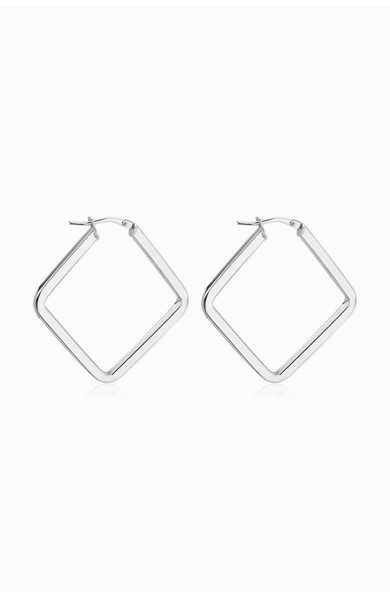 Oradina 14K Gold Quad Hoops, Alternate, color, Silver