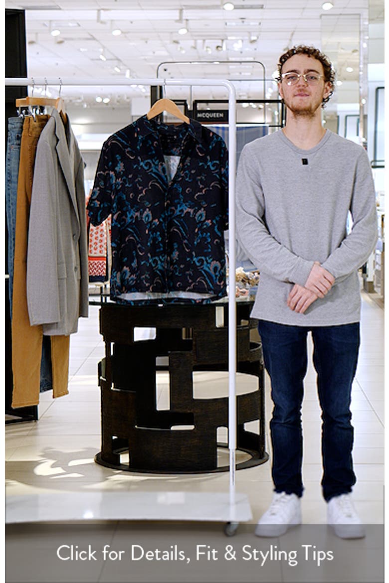 Fortune Linen & Cotton Short Sleeve Button-Up Shirt video