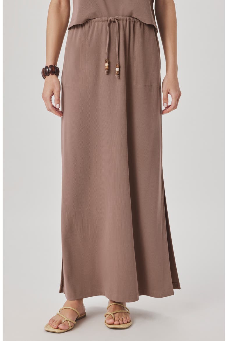 Sasha Sandwash Maxi Skirt, Main, color, WICKER BEIGE