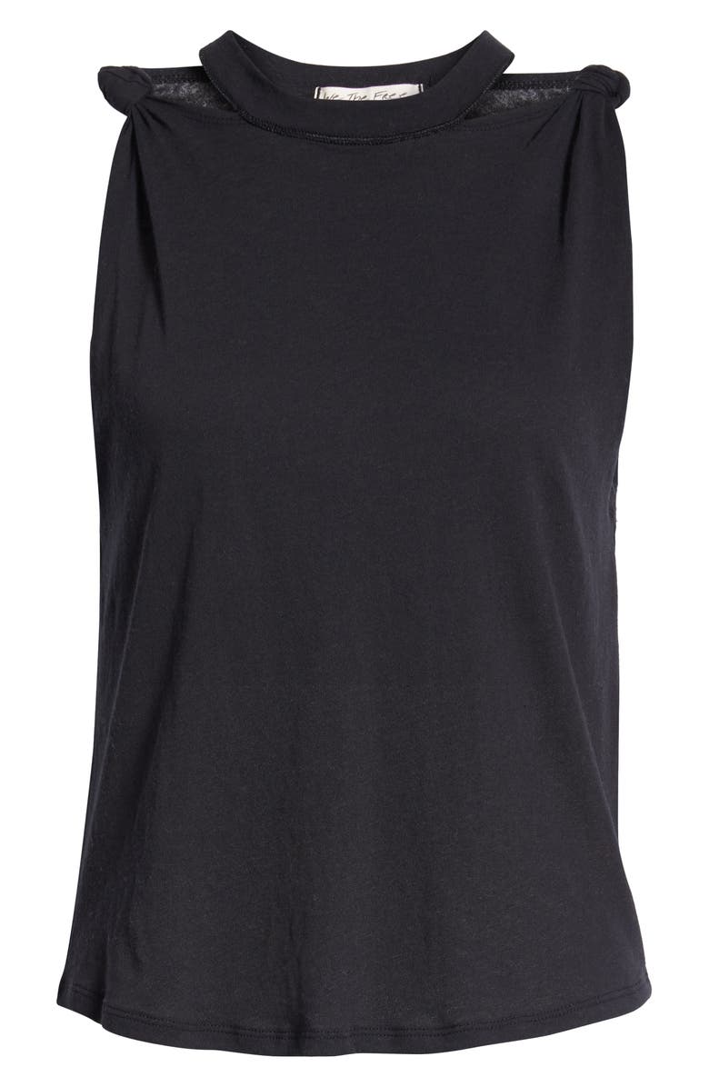 Free People The Twist Distressed Tank, Alternate, color, 