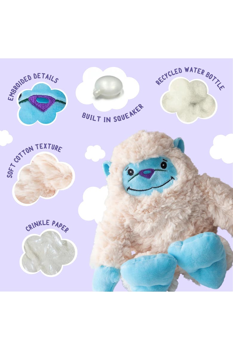 Plush Dog Toy, Alternate, color, Multicolored