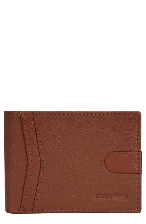 Onyx ID Flap Leather Bifold Wallet