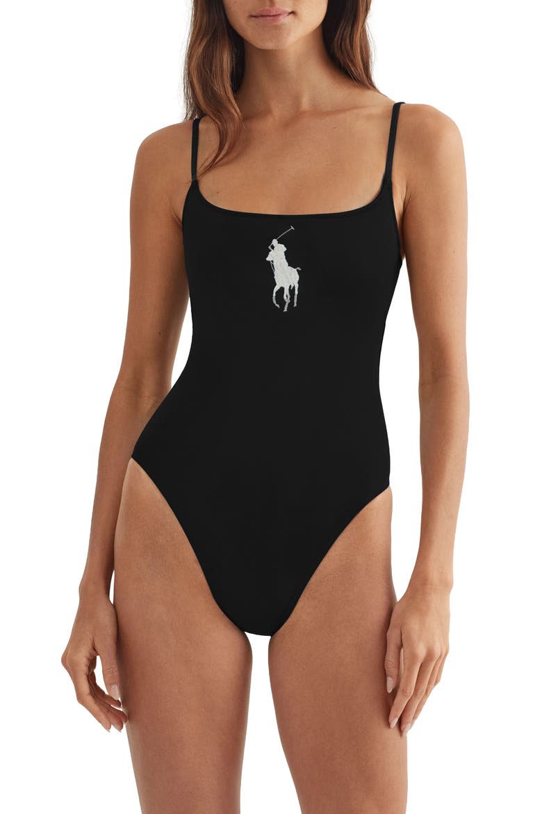 Kennedy One-Piece Swimsuit, Main, color, BLACK