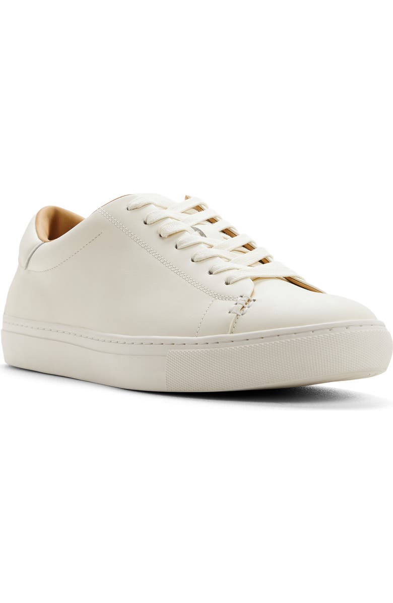 Brooks Brothers Franz Low Top Sneaker, Main, color, White