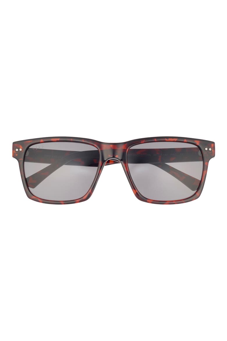 Marco 56mm Square Sunglasses, Main, color, DARK TORTOISE GREY