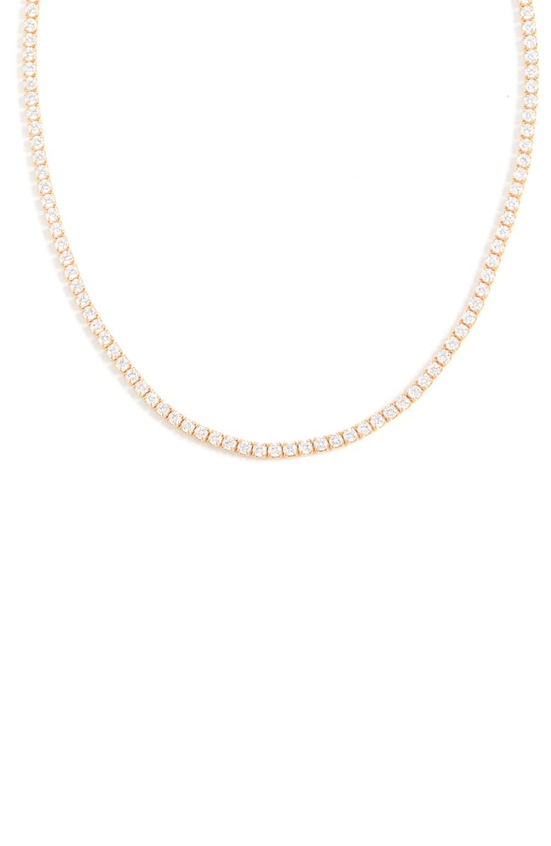 Shashi Cubic Zirconia Tennis Necklace, Alternate, color,