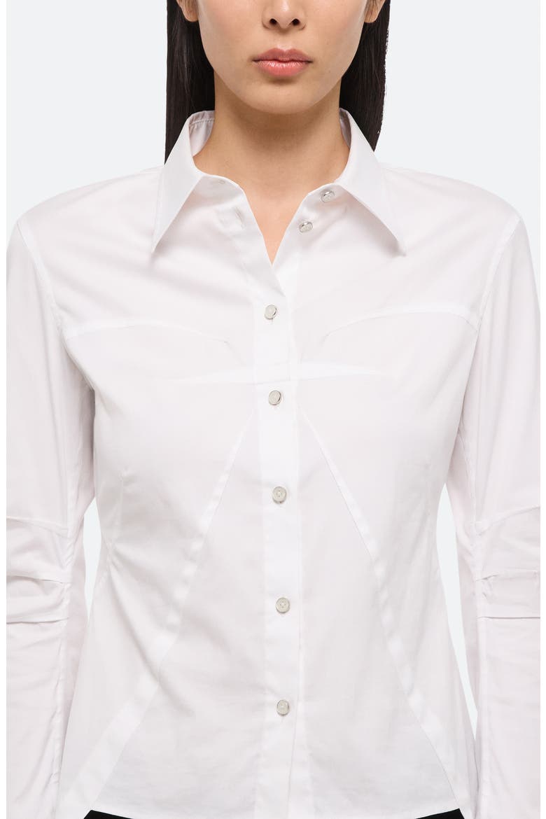 Precis Bustier Shirt, Alternate, color, WHITE - 100