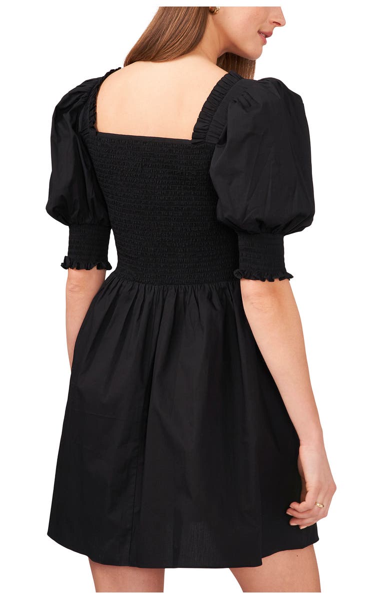 1.STATE Puff Sleeve Cotton Poplin Minidress, Alternate, color, 