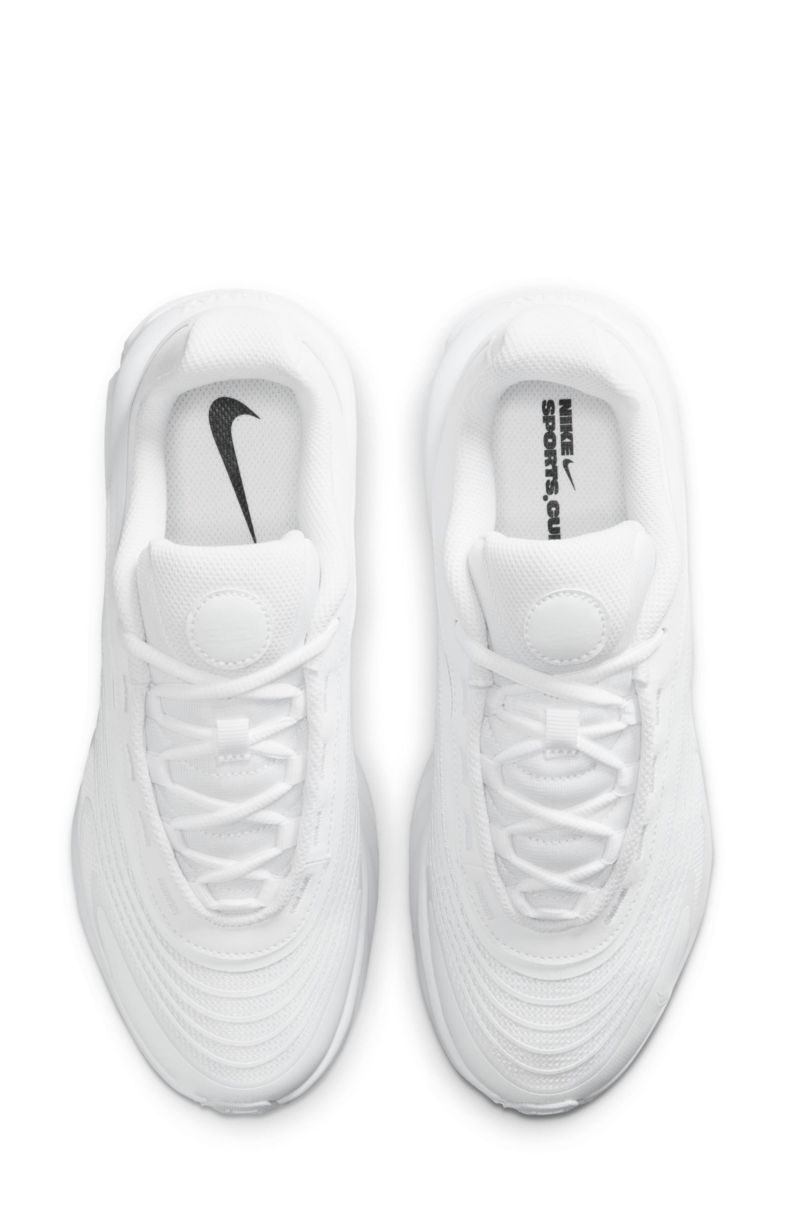 Air Max Fire Sneaker, Alternate, color, WHITE/ WHITE/ BLACK