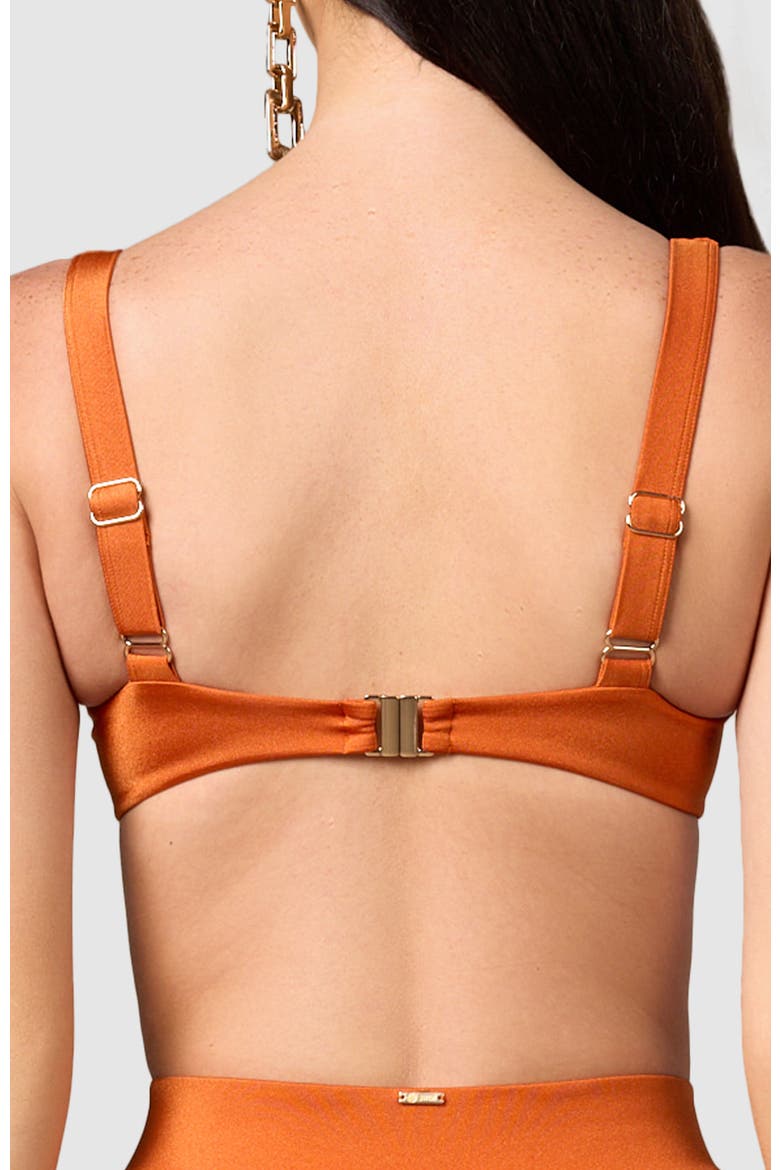 Chance Bikini Top, Alternate, color, Burnt Orange