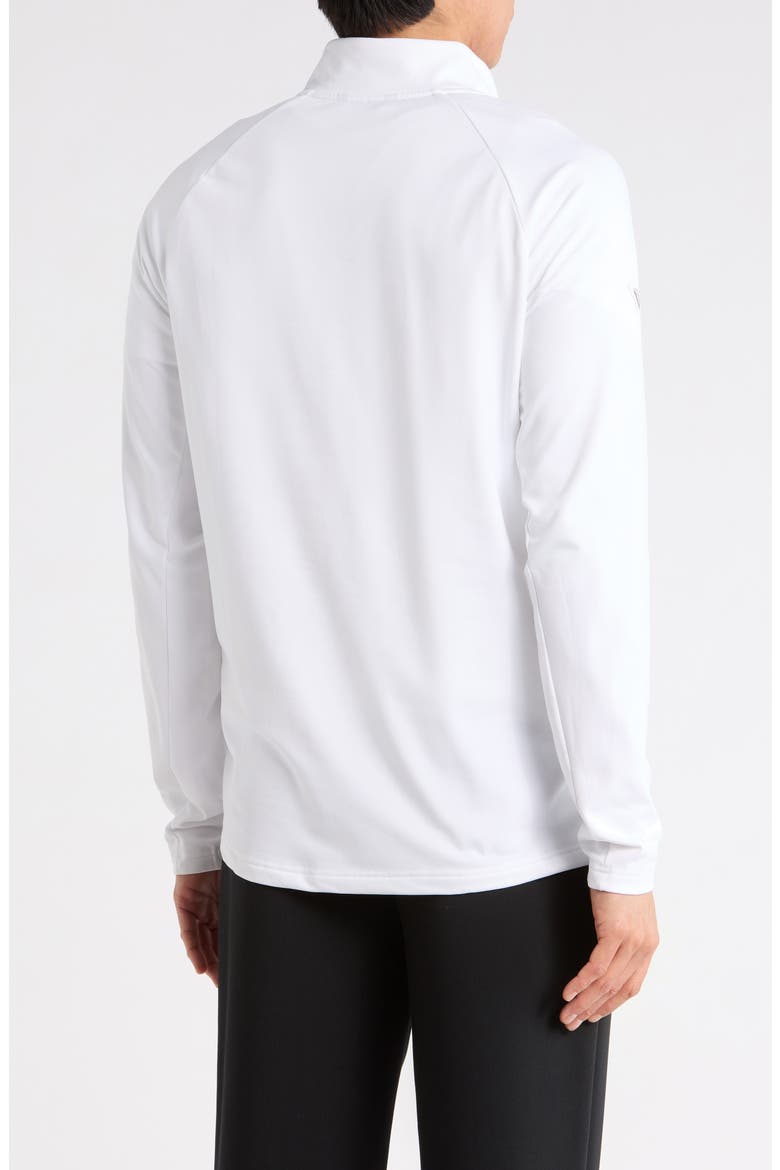 Frequency Quarter Zip Pullover, Alternate, color, WHITE
