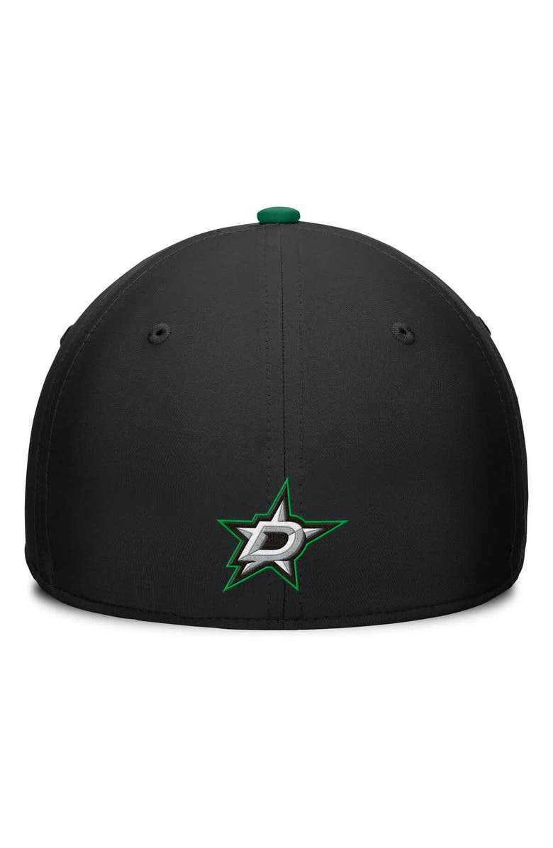 FANATICS Men's Fanatics Black/Green Dallas Stars Authentic Pro Rink Team Code Flex Hat, Alternate, color, 