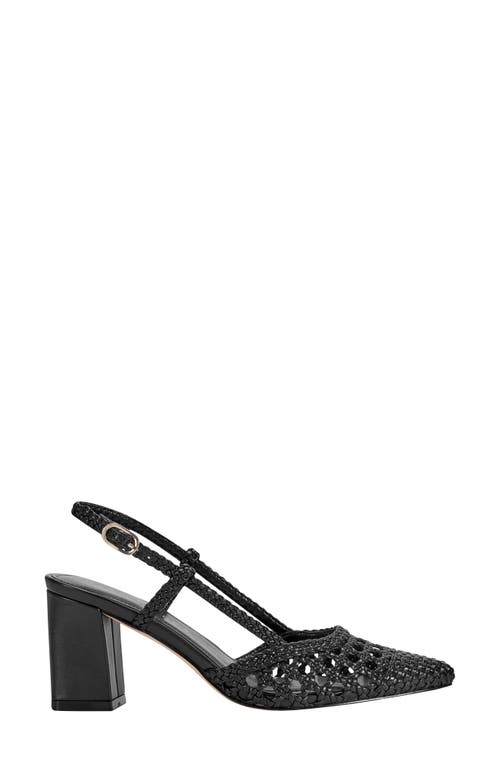 Marc Fisher Ltd Zunnie Slingback Pointed Toe Pump In Black