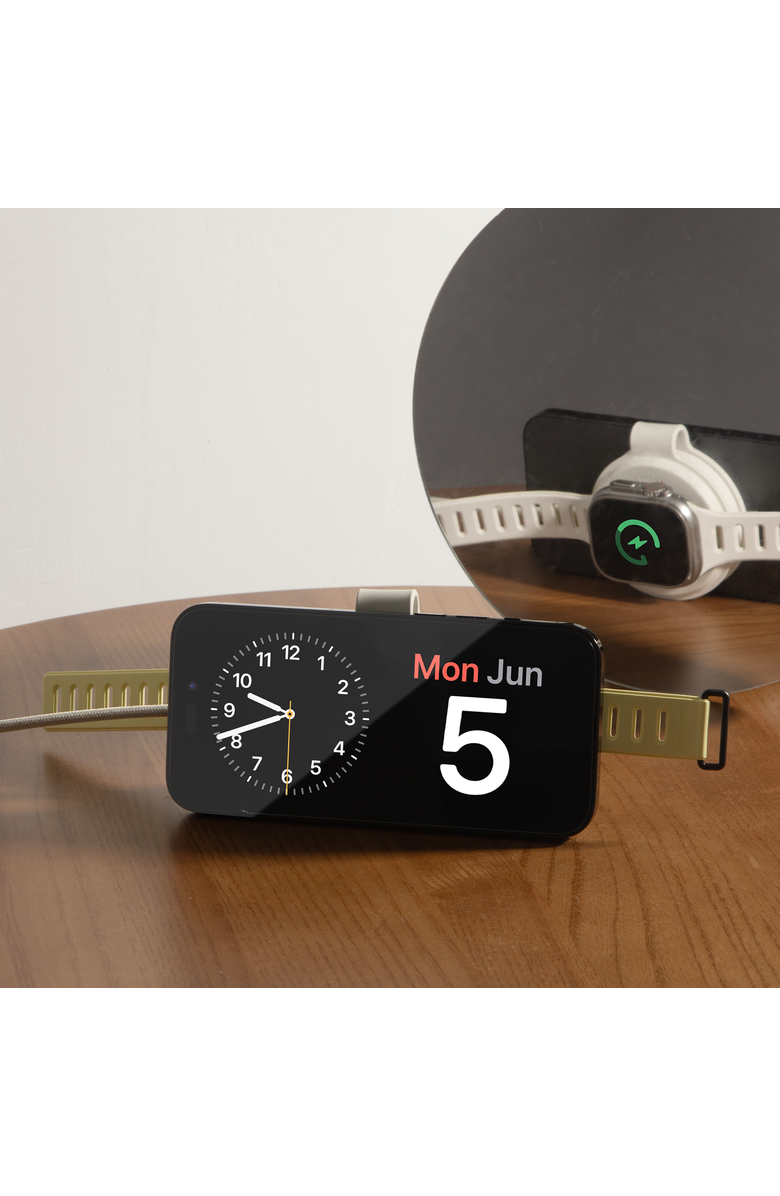 Native Union Voyage 2in1 Magnetic Charger, Alternate, color, Black