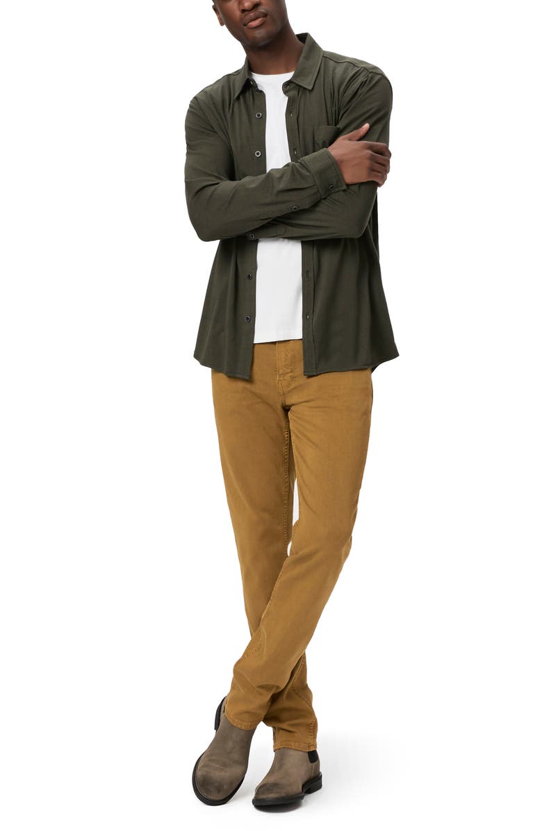 PAIGE Transcend Lennox Slim Tapered Leg Five Pocket Pants, Alternate, color, Vintage High Tea