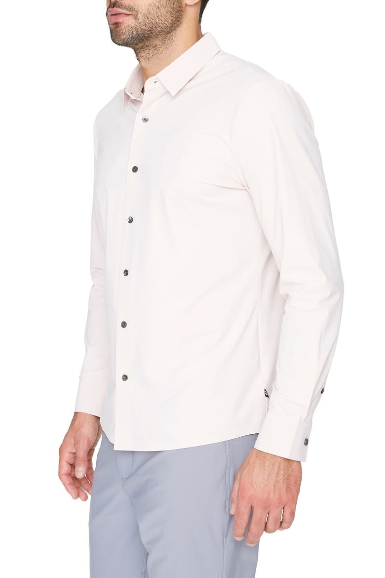 Young Americans Slim Fit Button-Up Performance Shirt, Alternate, color, DUSTY ROSE