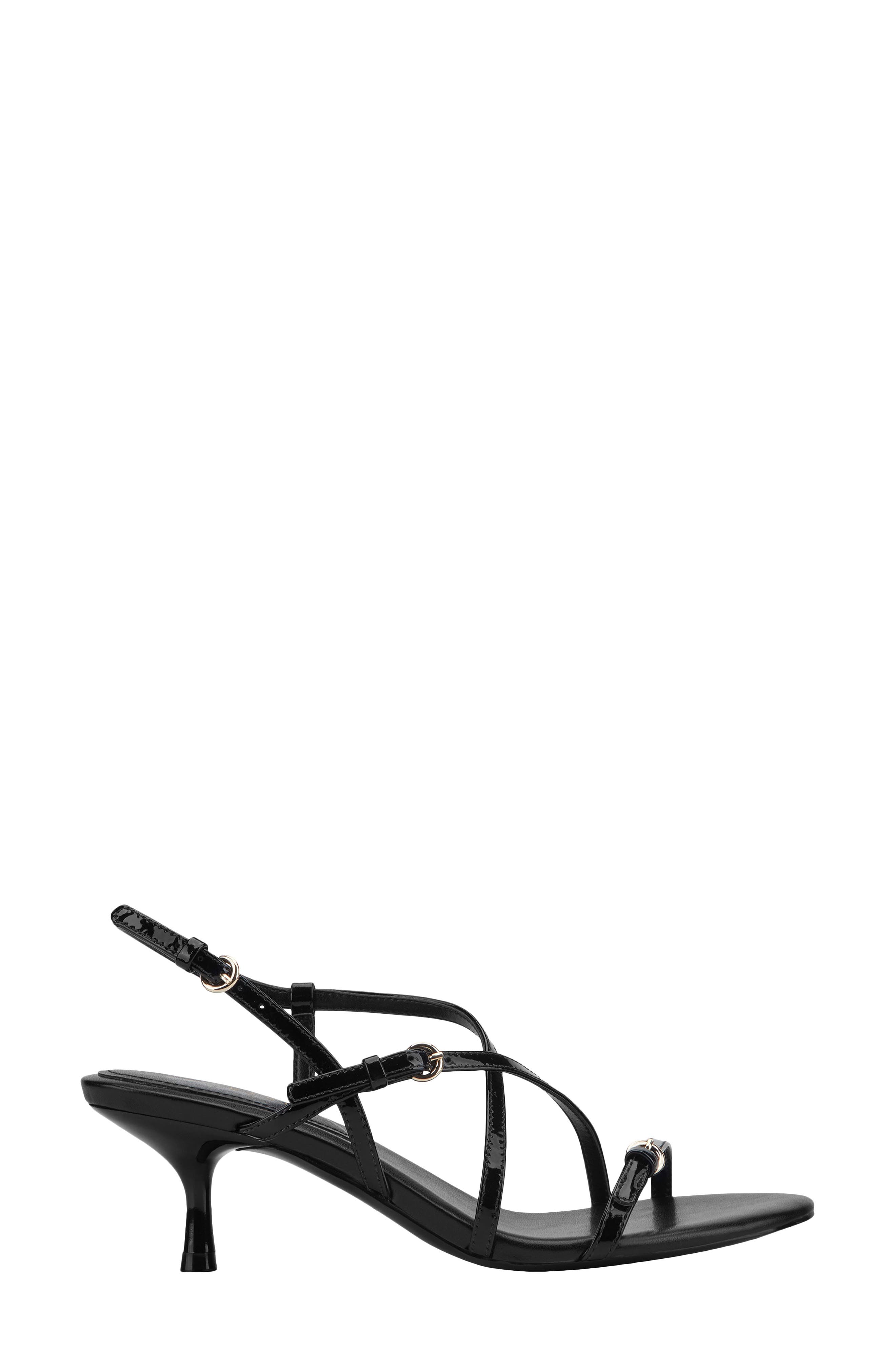 Marc Fisher LTD Nylah Slingback Sandal, Alternate, color, Black