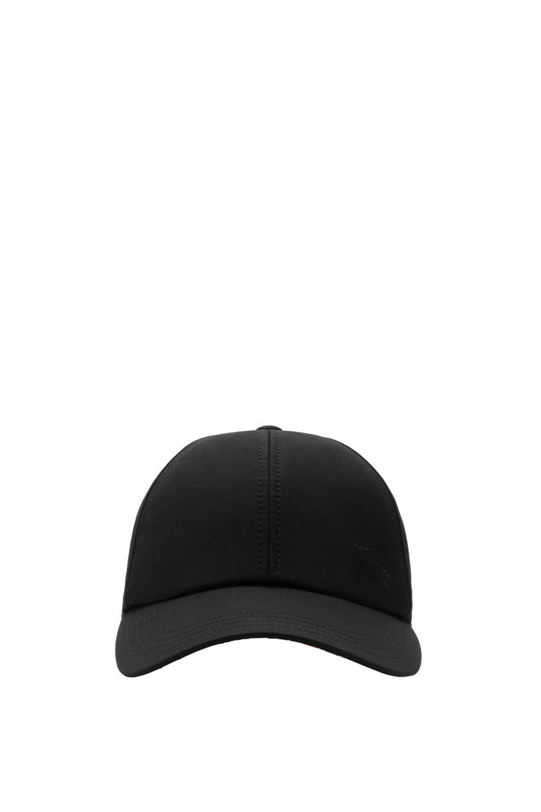 Gabardine Baseball Cap, Main, color, Black/sand beige