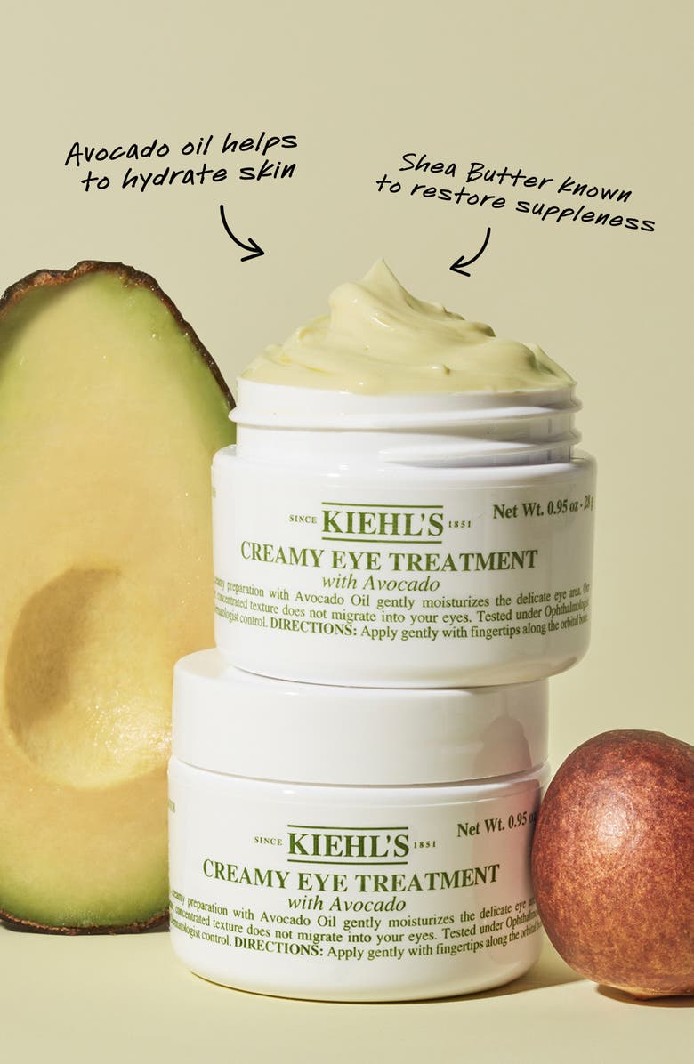 Kiehl's Since 1851 Creamy Eye Treatment with Avocado Nourishing Eye Cream Set USD $110 Value, Alternate, color,
