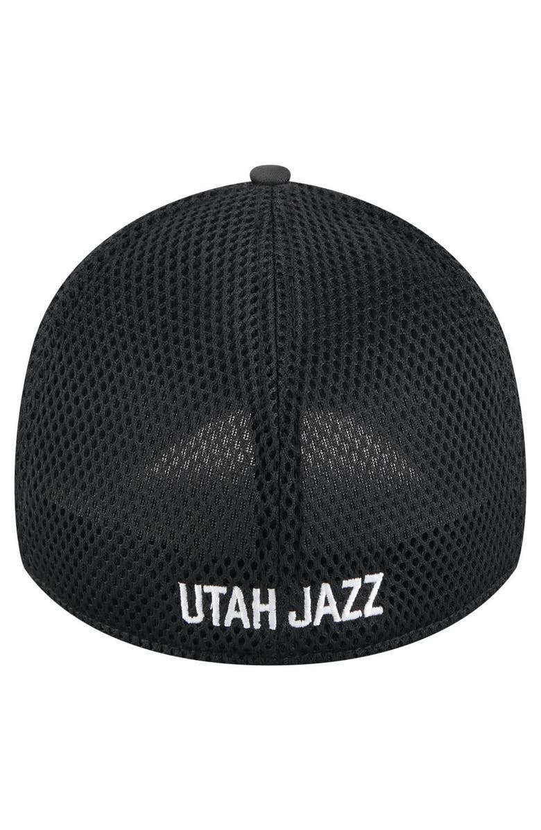 New Era Men's New Era  Black Utah Jazz Subtle Camo 39THIRTY Flex Hat, Alternate, color, Black