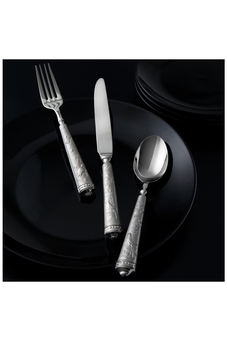 Bird of Paradise 20-Piece Flatware Set, Alternate, color, SILVER