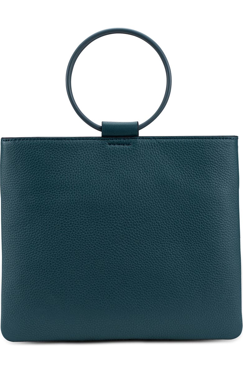 Thacker Le Pouch Ring Handle Leather Shoulder Bag, Alternate, color,