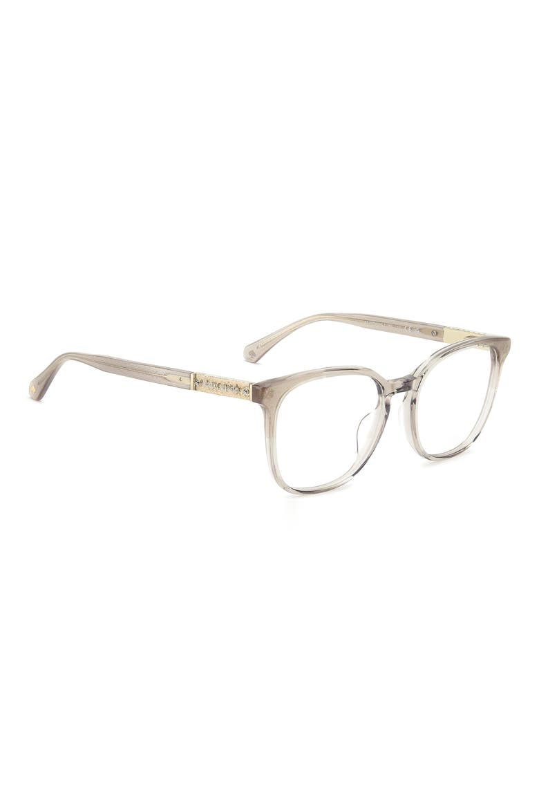 hermione 52mm square optical glasses, Alternate, color, GREY