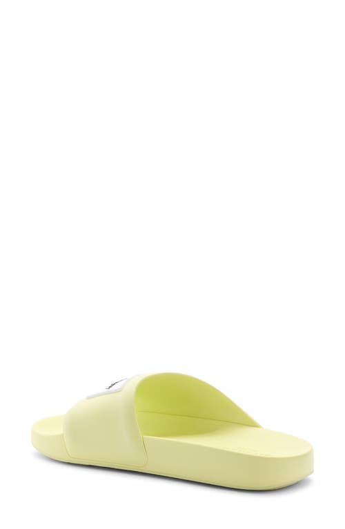 Givenchy Label Slide Sandal In Green