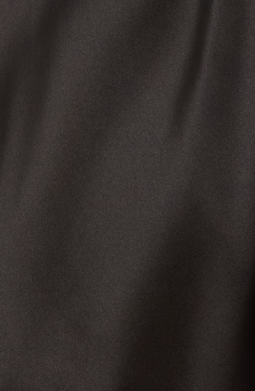 Hunkemoller Hunkemöller Ruby Embroidered Trim Satin Pajamas In Black