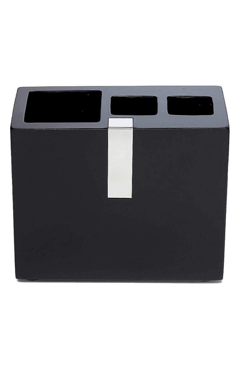 ROSELLI TRADING COMPANY Houston Street Toothbrush Holder, Main, color, Black