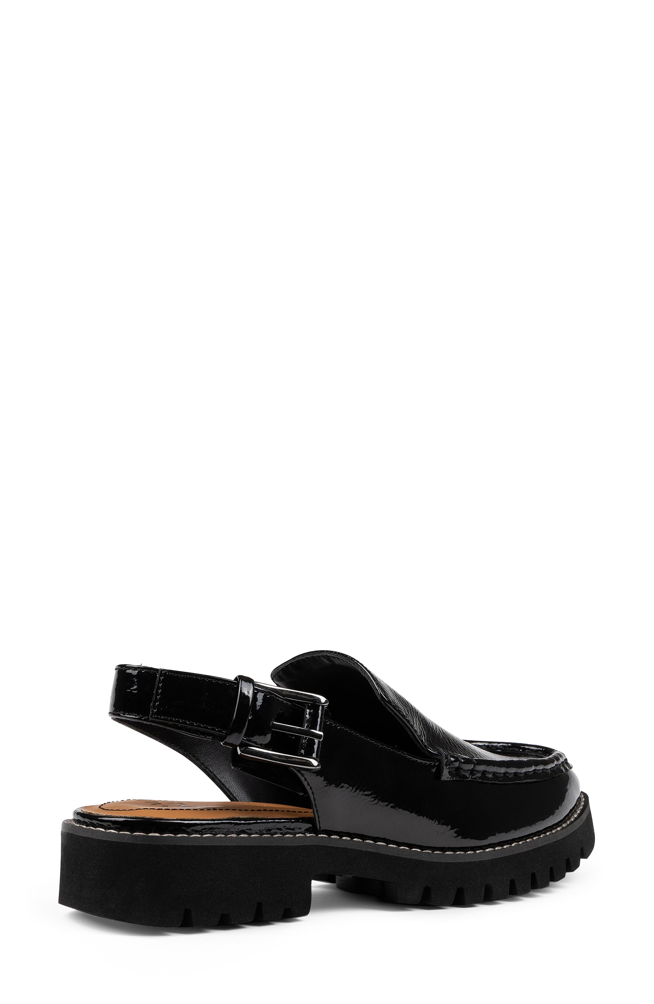 Donald Pliner Slingback Platform Loafer, Alternate, color, Black